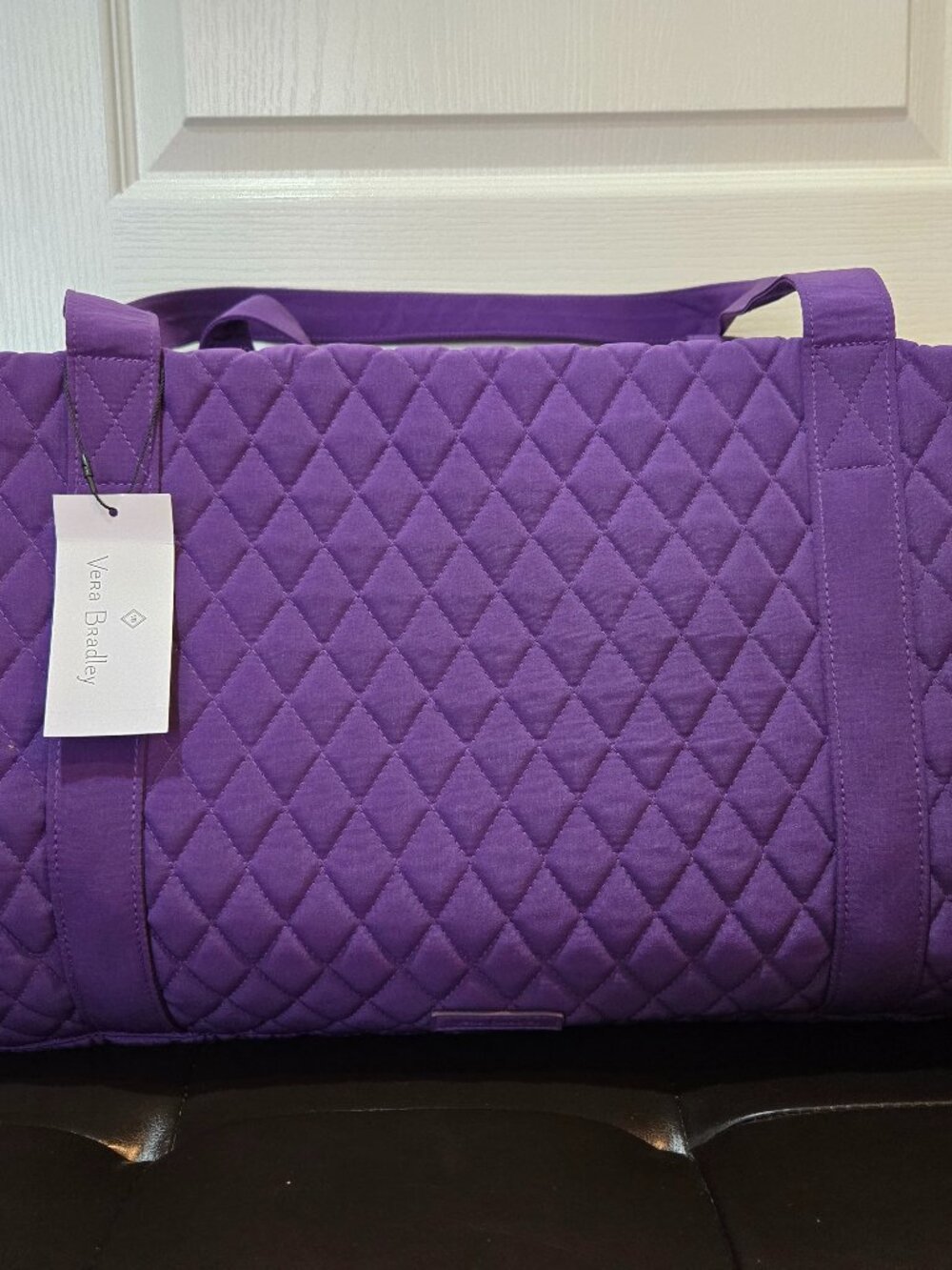 Vera Bradley Original Large Traveler Duffle in Elderberry - BNWT